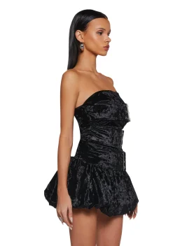 Current Mood Dresses|Mini Dresses*Lustrous Love Velvet Mini Dress
