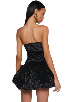 Current Mood Dresses|Mini Dresses*Lustrous Love Velvet Mini Dress