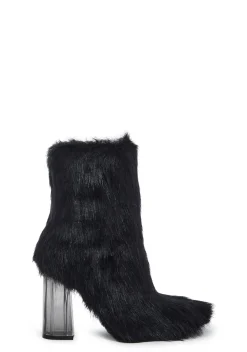Generation Kiss Boots*Luv Me Or Hate Me Heeled Boots - Faux Fur