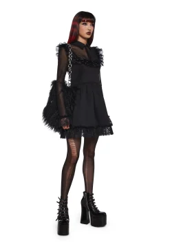 Widow Dresses|Mini Dresses*Macabre Fascination Mini Dress