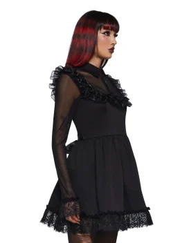 Widow Dresses|Mini Dresses*Macabre Fascination Mini Dress