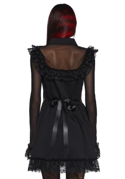 Widow Dresses|Mini Dresses*Macabre Fascination Mini Dress