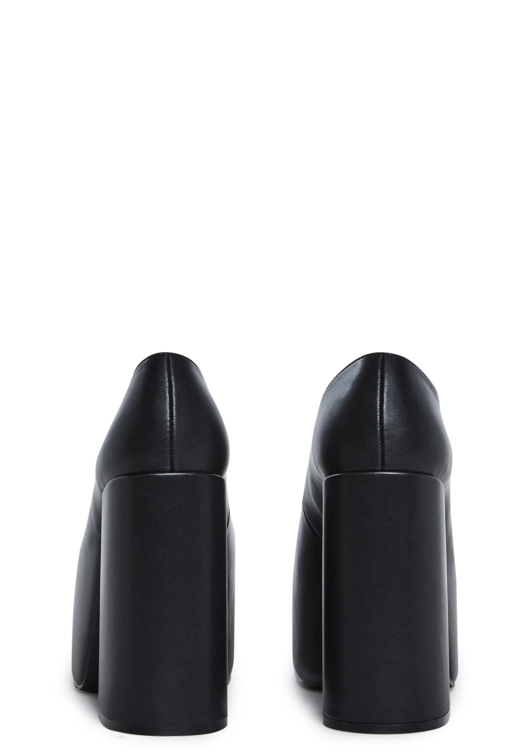 Trickz N' Treatz Platforms|Mary Janes*Macabre Meetup Platform Mary Janes - Black