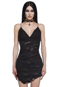 x_Dolls Kill Mini Dresses*Macabre Thoughts Mini Dress