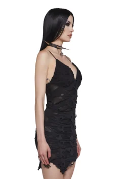x_Dolls Kill Mini Dresses*Macabre Thoughts Mini Dress