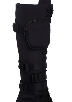 Poster Grl Boots|Platforms*Mad Hustle Knee High Combat Boots