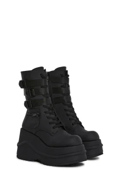 Current Mood Boots|Platforms*Mad Hustle Wedge Platform Boots