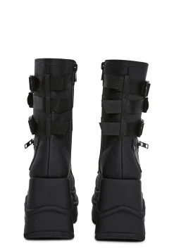 Current Mood Boots|Platforms*Mad Hustle Wedge Platform Boots