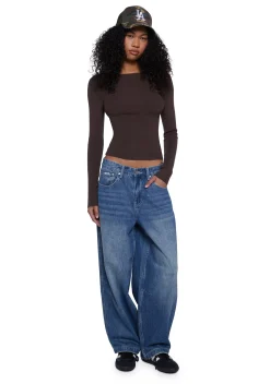 X_HONEY MANGO Tops*Made Me Realize Sweater Top - Brown