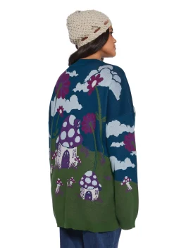 Current Mood Tops|Plus*Magic Daze Knit Sweater - Dark Blue