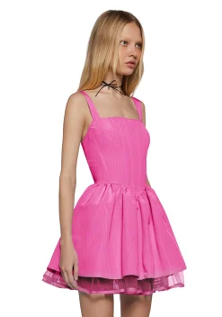 Sugar Thrillz Dresses*Magic Moves Corset Dress - Dark Pink