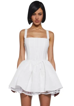 Sugar Thrillz Dresses*Magic Moves Corset Dress - White