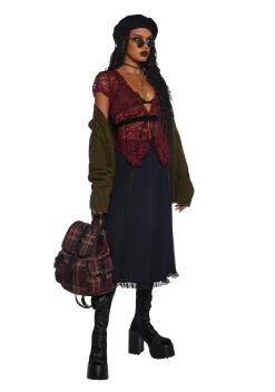 Widow Tops*Make Them See Lace Top