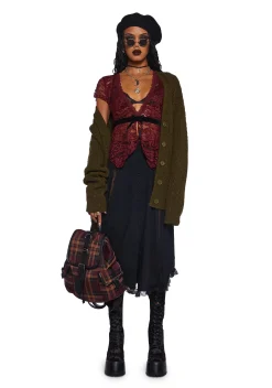 Widow Tops*Make Them See Lace Top