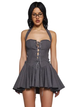 New Pink Dresses*Making Headlines Halter Dress