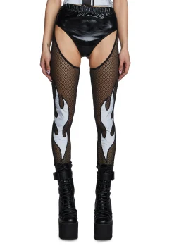 Club Exx Bottoms|Pants*Mark Of The Beast Reflective Chaps