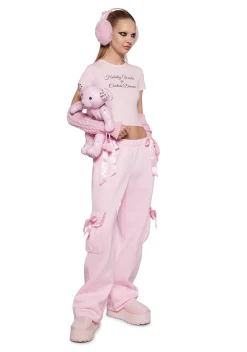 Sugar Thrillz Bottoms|Pants*Marshmallow World Baggy Sweatpants