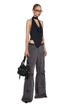 Generation Kiss Tops|Plus*Matilda Draped Halter Top
