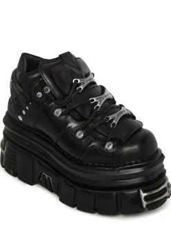 New Rock Platforms|Sneakers*M-106-C179 Double Stacked Platform Sneakers