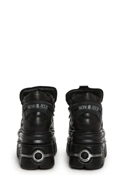 New Rock Platforms|Sneakers*M-106-C179 Double Stacked Platform Sneakers
