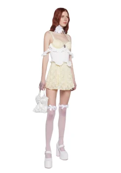 Sugar Thrillz Dresses|Mini Dresses*Meadow Delight Mini Dress - Yellow