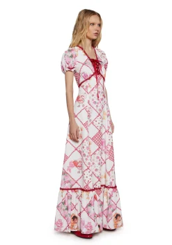 Dolls Kill | Care Bears x Strawberry Shortcake Dresses*Meadow Mornings Quilt Maxi Dress