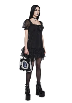 Widow Dresses|Plus*Melancholy Sweetness Babydoll Dress