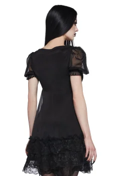 Widow Dresses|Plus*Melancholy Sweetness Babydoll Dress