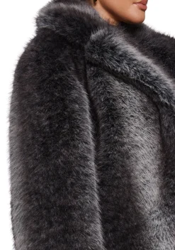 Generation Kiss Outerwear|Plus*Melora Faux Fur Coat