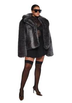 Generation Kiss Outerwear|Plus*Melora Faux Fur Coat