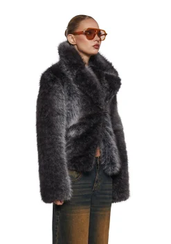 Generation Kiss Outerwear|Plus*Melora Faux Fur Coat
