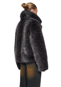 Generation Kiss Outerwear|Plus*Melora Faux Fur Coat