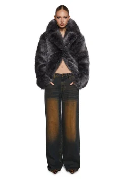 Generation Kiss Outerwear|Plus*Melora Faux Fur Coat
