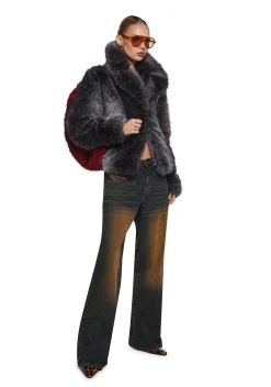 Generation Kiss Outerwear|Plus*Melora Faux Fur Coat