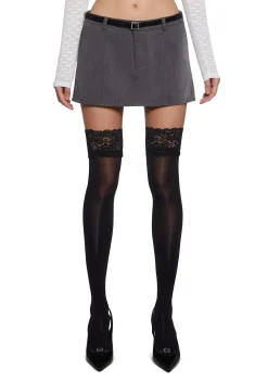 Generation Kiss Bottoms|Skirts*Meredith Suiting Mini Skirt