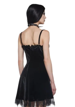 Widow Dresses*Midnight Blind Faith Velvet Dress