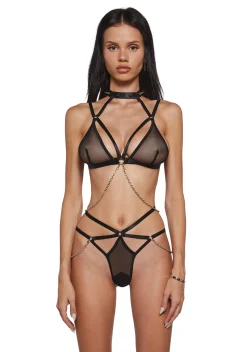 Widow Lingerie|Plus*Midnight Mosh Lingerie Set