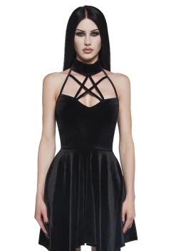 Widow Dresses|Mini Dresses*Midnight Omens Mini Dress