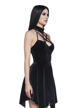 Widow Dresses|Mini Dresses*Midnight Omens Mini Dress