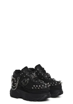 Widow Platforms|Sneakers*Midnight Pit Platform Sneakers