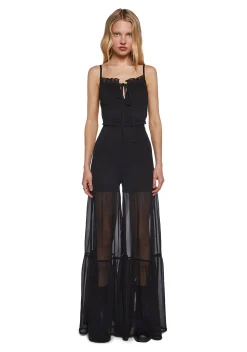 Current Mood Jumpsuits & Rompers|Plus*Midnight Show Smocked Jumpsuit
