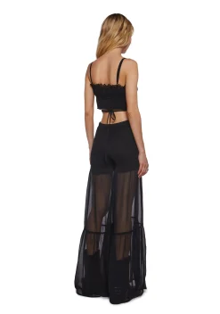Current Mood Jumpsuits & Rompers|Plus*Midnight Show Smocked Jumpsuit