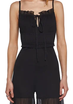Current Mood Jumpsuits & Rompers|Plus*Midnight Show Smocked Jumpsuit