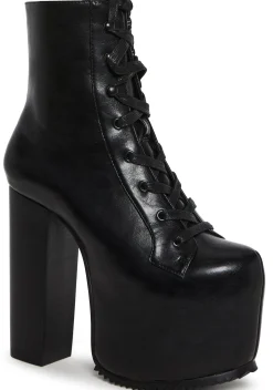 Current Mood Boots*Misfit Mentality Platform Booties