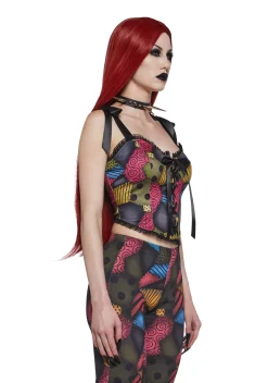 Trickz N' Treatz Corsets|Tops*Mismatched Doll Corset Top