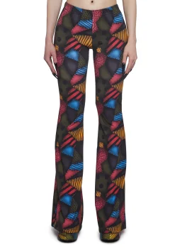 Trickz N' Treatz Bottoms|Plus*Mismatched Doll Flared Leggings
