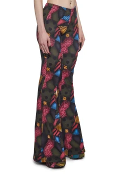 Trickz N' Treatz Bottoms|Plus*Mismatched Doll Flared Leggings