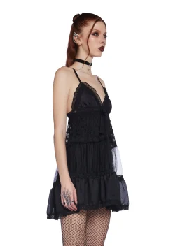 Widow Dresses*Mixed Magic Babydoll Dress