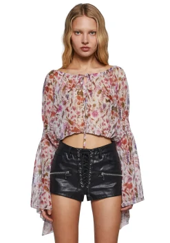 Current Mood Tops|Plus*Mixing Magick Peasant Top