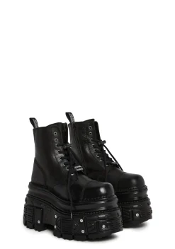 New Rock Boots|Platforms*M-MILI083CCT-C4 Combat Boots